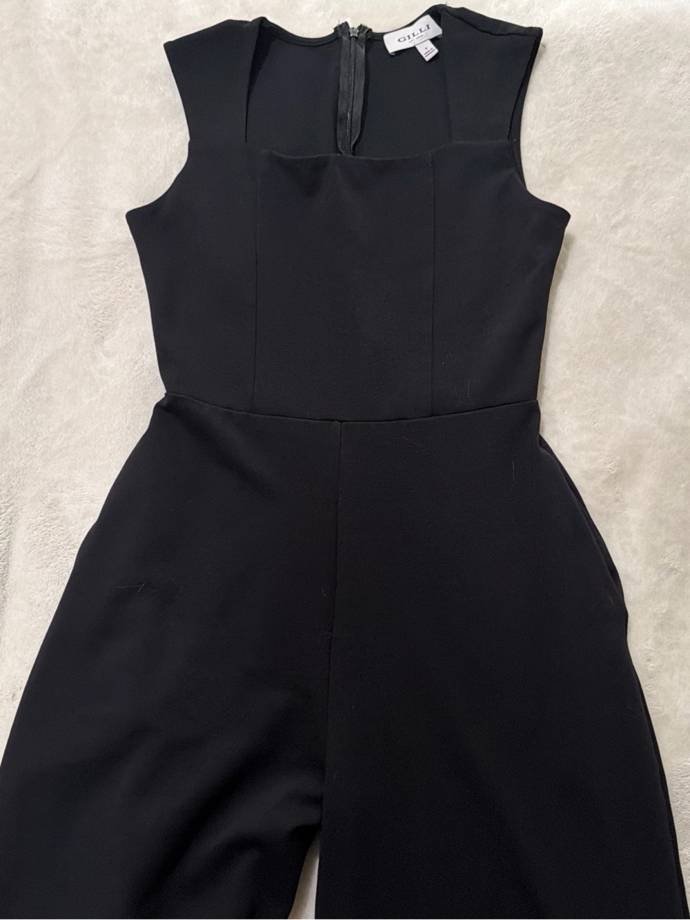 Black Sleeveless Jumpsuit